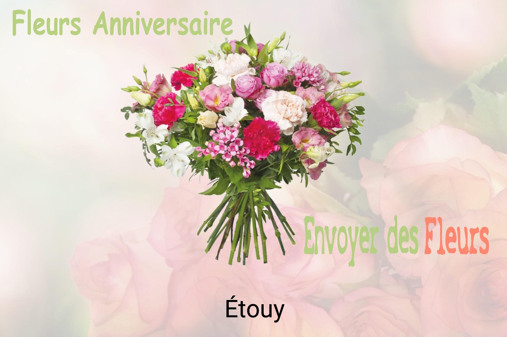 Bouquet de fleurs d’anniversaire livré à Étouy